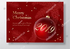Christmas Greetings In A Card Merry Christmas Abstract Vector Greeting Card Poster or