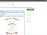 Christmas Holiday Party Email Invitation Template for Outlook 17 Best Ideas About Christmas Templates On Pinterest