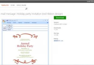Christmas Holiday Party Email Invitation Template for Outlook 17 Best Ideas About Christmas Templates On Pinterest