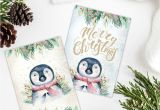 Christmas Ideas for Card Making Christmas Penguin Card Making toppers Gift Tags Scrapbook
