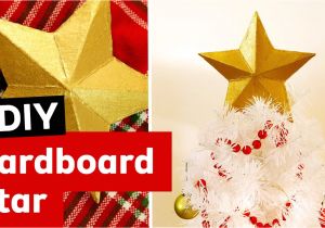 Christmas Ka Greeting Card Kaise Banate Hain Diy 3d Cardboard Star Christmas Tree topper Sea Lemon