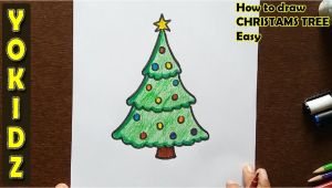 Christmas Ka Greeting Card Kaise Banaye How to Draw A Christmas Tree Easy