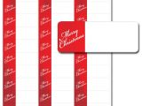 Christmas Label Templates Avery 5160 Merry Christmas Address Labels Holiday Address Labels