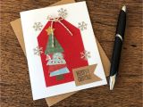 Christmas Message to Write In Card Christmas Card Handmade Note Card Blank Card Christmas