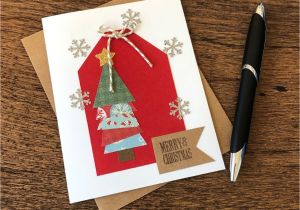 Christmas Message to Write In Card Christmas Card Handmade Note Card Blank Card Christmas