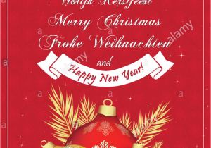 Christmas Message to Write In Card German Merry Christmas Card Stock Photos German Merry