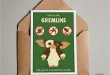 Christmas Movie the Christmas Card Gremlins Minimal Christmas Card with Images Christmas