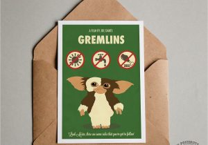 Christmas Movie the Christmas Card Gremlins Minimal Christmas Card with Images Christmas