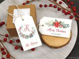 Christmas ornament Gift Card Holder Christmas Flora Hanging Gift Tag Holiday Gift Tags