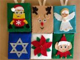 Christmas ornament Gift Card Holder Christmas Gift Card Holders Felt Set Of 4 Etsy