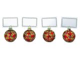 Christmas ornament Place Card Holders Red Berry Place Card Holders
