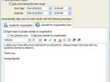 Christmas Out Of Office Email Template Setting Up Out Of Office Messages In Outlook 2010
