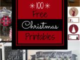 Christmas Over the Door Card Holder 100 Free Christmas Printables Free Christmas Printables