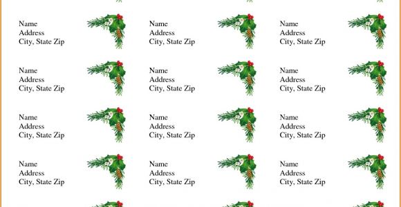 Christmas Return Address Labels Template Avery 5160 4 Avery Address Label Templates Divorce Document