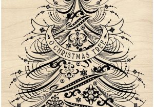 Christmas Rubber Stamps for Card Making Inkadinkado O Christmas Tree Mounted Rubber Stamp 3 5 by 5