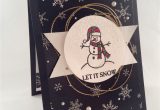 Christmas Rubber Stamps for Card Making Sparkly Season Snowman Learn Techniques Of Card Making