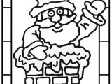 Christmas Stained Glass Window Templates Free Glass Pattern Father Xmas Painting On Glass