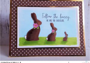 Christmas Stamps for Card Making Uk Www Stampingbella Com Rubber Stamp Used Chocolate Bunnies