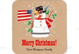 Christmas Stickers for Card Making Custom Name Funny Snowman Christmas Gift Stickers Zazzle