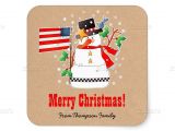 Christmas Stickers for Card Making Custom Name Funny Snowman Christmas Gift Stickers Zazzle