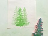 Christmas Tree Stamps for Card Making Pin On Stamps