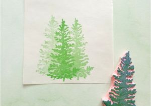 Christmas Tree Stamps for Card Making Pin On Stamps