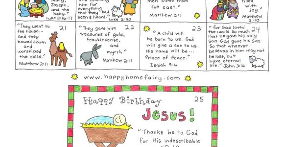 Christmas Verse for Children S Card Bible Verse Advent Countdown for Kids Free Printable