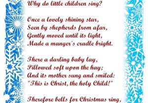 Christmas Verse for Children S Card Christmas Poems