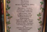 Christmas Verses for Card Making I Ve Put This Poem Out when I Decorate for Christmas Every