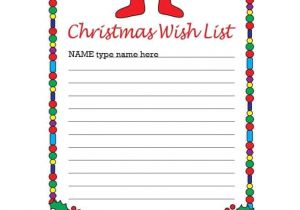 Christmas Wish List Template Pdf 10 Christmas Wish List Templates Free Printable Word Pdf