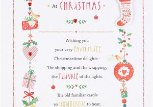 Christmas Wishes Card for Friends Hallmark Mum Christmas Card Festive Season Large