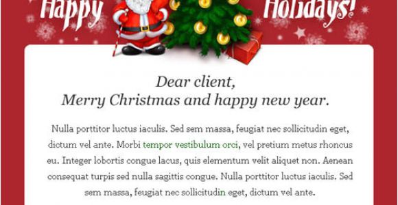 Christmas Wishes Email Template 17 Beautifully Designed Christmas Email Templates for