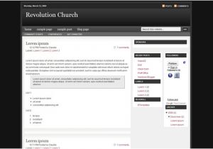 Church Blogger Template Download Revolution Church Blogger Template