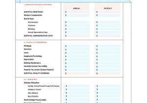 Church Budget Proposal Template 11 Church Budget Templates Free Sample Example format