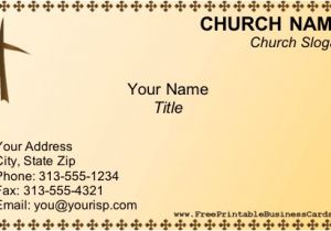Church Business Cards Templates Free Church Business Card