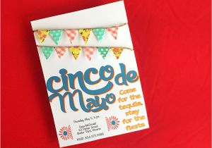 Cinco De Mayo Email Templates Free Printable Cinco De Mayo Invitation with Mini Bunting