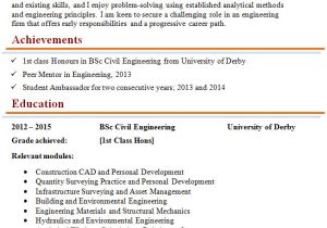 Civil Engineer Resume Model Civil Engineer Cv