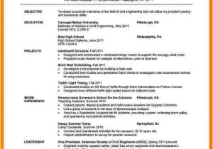 Civil Engineering Resume for Freshers 5 Cv format Pdf for Freshers theorynpractice