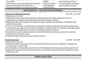 Civil Lab Technician Resume Sample top Biotechnology Resume Templates Samples