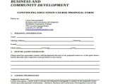 Class Proposal Template 9 Course Proposal form Samples Free Sample Example