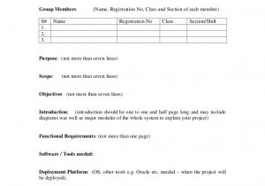 Class Proposal Template Project Proposal Templates