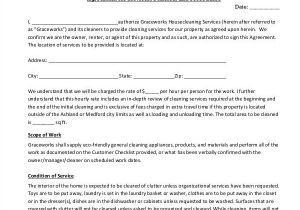 Cleaning Company Contract Template 13 Sample Cleaning Service Contract Template Pages