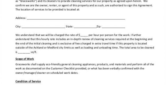 Cleaning Service Contract Template Pdf 13 Sample Cleaning Service Contract Template Pages