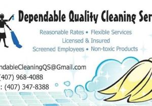 Cleaning Services Business Cards Templates Cleaning Service Business Card Template Quit Your Day