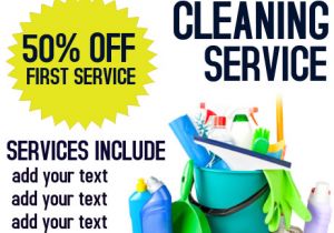 Cleaning Services Flyers Templates Free Cleaning Service Template Postermywall