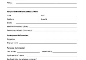 Client Information form Template Free Download Client Info Sheet Template Coaching tools From the