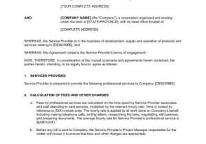 Client Service Contract Template Terms Of Service Agreement Template Word Pdf by