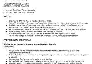 Clinical Nurse Specialist Cover Letter Unique Clinical Nurse Manager Resume Nurse Specialist