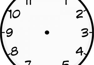Clock Face Templates for Printing Clock Face Image Printable to Learn Telling Time
