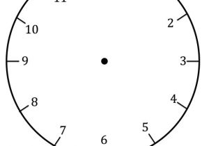 Clock Face Templates for Printing Clock Faces for Use In Learning to Tell the Time